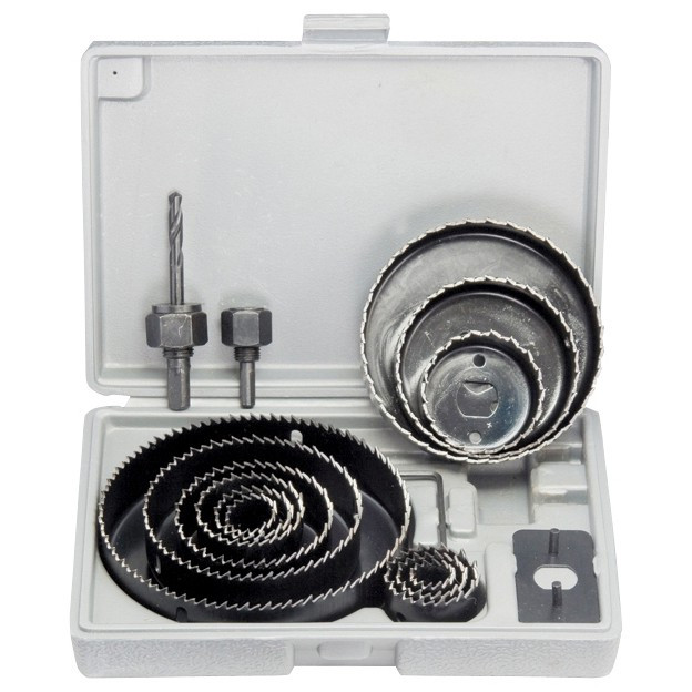 Набор кольцевых пил по дереву, 19-127 мм, 12 предметов Matrix, ( 70472 ) Набор кольцевых пил по дереву, 19-127 мм, 12 предметов Matrix, ( 70472 )