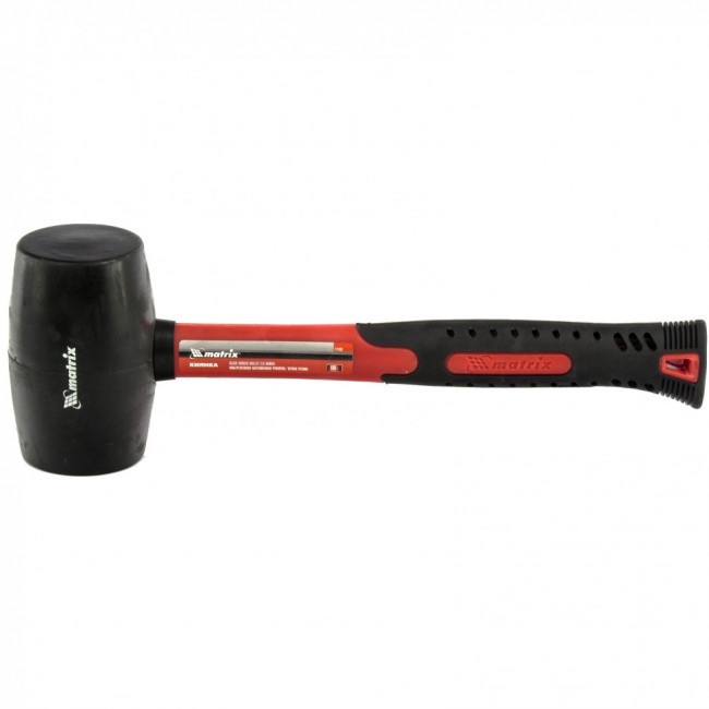 Киянка резиновая, 680 г, черная резина, фибергласовая рукоятка Matrix, ( 11193 ) Киянка резиновая, 680 г, черная резина, фибергласовая рукоятка Matrix, ( 11193 )