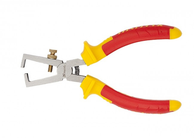 Клещи для снятия изоляции Insulated, 160 мм, двухкомпонентные рукоятки Matrix Professional, ( 17717 ) Клещи для снятия изоляции Insulated, 160 мм, двухкомпонентные рукоятки Matrix Professional, ( 17717 )