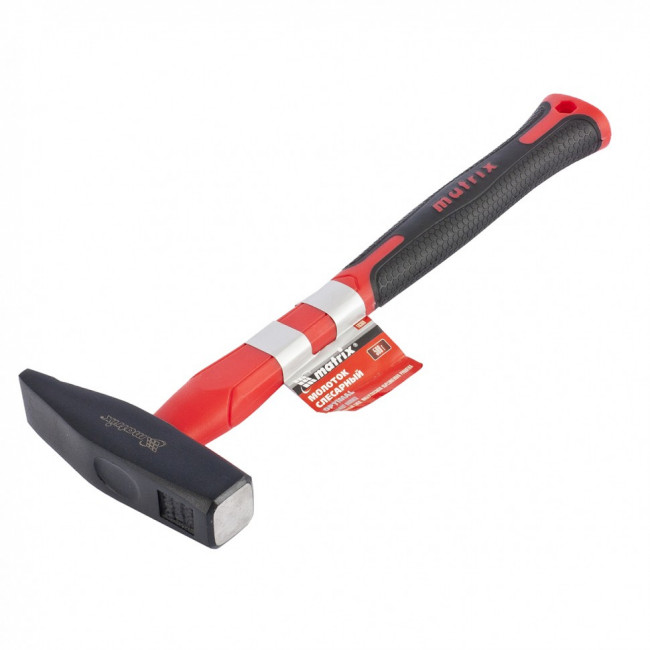 Молоток слесарный optimal, 500 г, фибергласовая обрезиненная рукоятка, квадратный боек Matrix, ( 10369 ) Молоток слесарный optimal, 500 г, фибергласовая обрезиненная рукоятка, квадратный боек Matrix, ( 10369 )