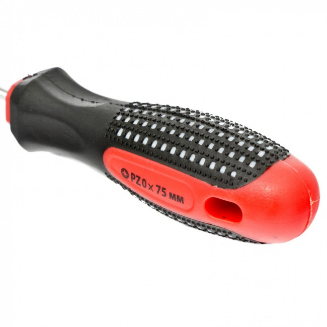 Отвертка Fusion, PZ0 x 75 мм, CrV, трехкомпонентная рукоятка "Anti slip" Matrix, ( 11400 ) Отвертка Fusion, PZ0 x 75 мм, CrV, трехкомпонентная рукоятка "Anti slip" Matrix, ( 11400 )