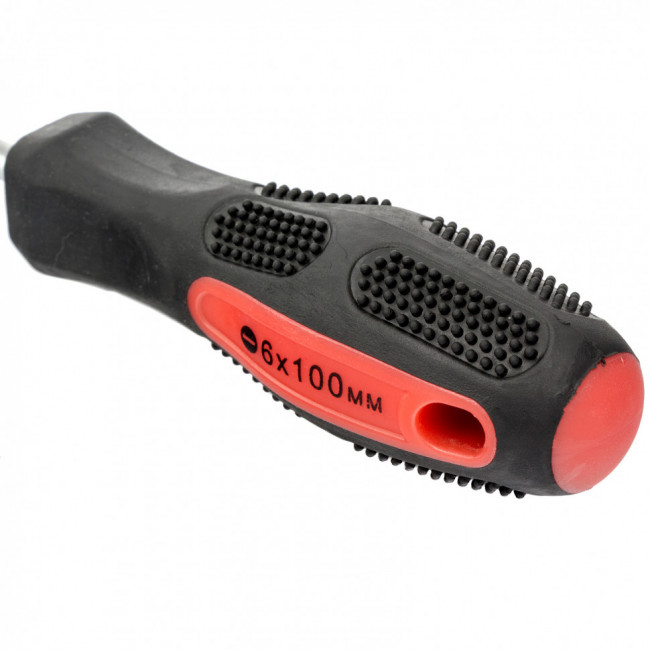 Отвертка Anti-Slip, SL6 х 100 мм, CrV, двухкомпонентная рукоятка Matrix, ( 12220 ) Отвертка Anti-Slip, SL6 х 100 мм, CrV, двухкомпонентная рукоятка Matrix, ( 12220 )