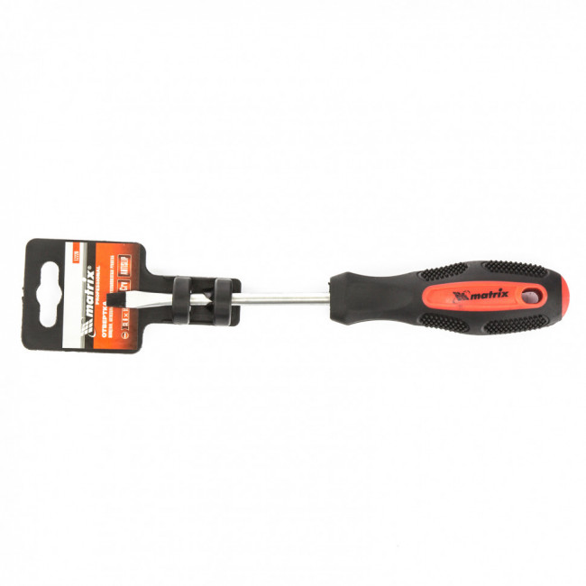 Отвертка Anti-Slip, SL6 х 100 мм, CrV, двухкомпонентная рукоятка Matrix, ( 12220 ) Отвертка Anti-Slip, SL6 х 100 мм, CrV, двухкомпонентная рукоятка Matrix, ( 12220 )