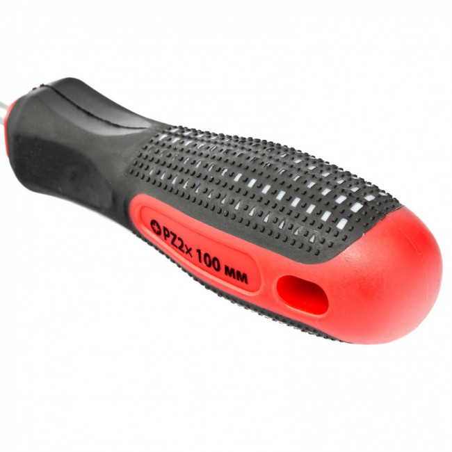 Отвертка Fusion, PZ2 x 100 мм, CrV, трехкомпонентная рукоятка "Anti slip" Matrix, ( 11403 ) Отвертка Fusion, PZ2 x 100 мм, CrV, трехкомпонентная рукоятка "Anti slip" Matrix, ( 11403 )