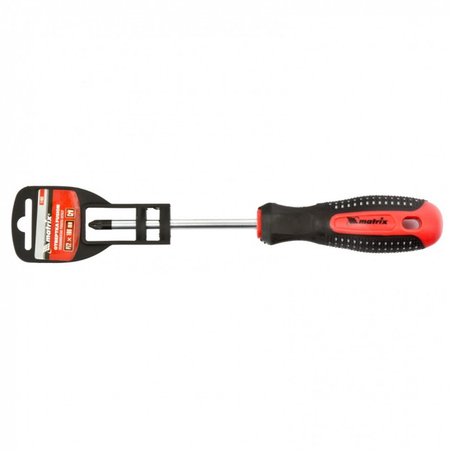 Отвертка Fusion, PZ2 x 100 мм, CrV, трехкомпонентная рукоятка "Anti slip" Matrix, ( 11403 ) Отвертка Fusion, PZ2 x 100 мм, CrV, трехкомпонентная рукоятка "Anti slip" Matrix, ( 11403 )