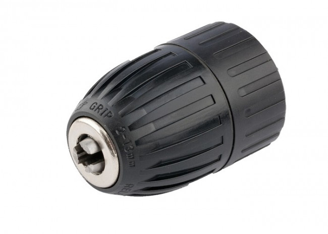 Патрон для дрели быстрозажимной clock 2-13 мм, 1/2 Matrix, ( 16807 ) Патрон для дрели быстрозажимной clock 2-13 мм, 1/2 Matrix, ( 16807 )