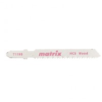 Полотна для электролобзика  по дереву, 3 шт,T119B, 50 x 2 мм, HCS Matrix, ( 78228 )