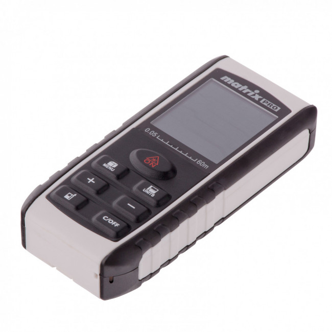 Лазерный дальномер LD-60, 60 м, с электронным угломером Matrix, ( 38016 ) Лазерный дальномер LD-60, 60 м, с электронным угломером Matrix, ( 38016 )