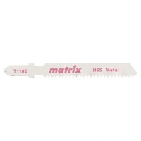 Полотна для электролобзика  по металлу, 3 шт,T118B, 50 x 2 мм, HSS Matrix, ( 78229 )