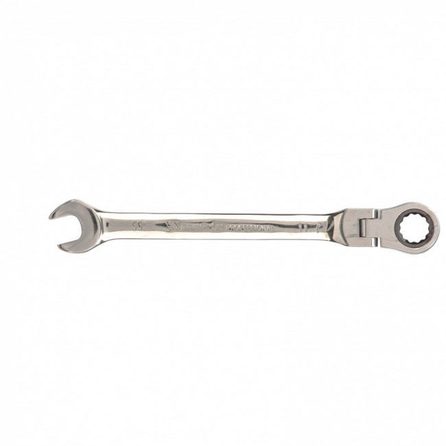 Ключ комбинированный трещоточный, 11 мм, CrV, шарнирный, зеркальный хром Matrix ( 14827 ) Ключ комбинированный трещоточный, 11 мм, CrV, шарнирный, зеркальный хром Matrix ( 14827 )