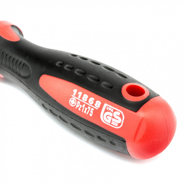 Отвертка Profi, PZ1 x 75 мм, S2, двухкомпонентная рукоятка Matrix, ( 11868 ) Отвертка Profi, PZ1 x 75 мм, S2, двухкомпонентная рукоятка Matrix, ( 11868 )