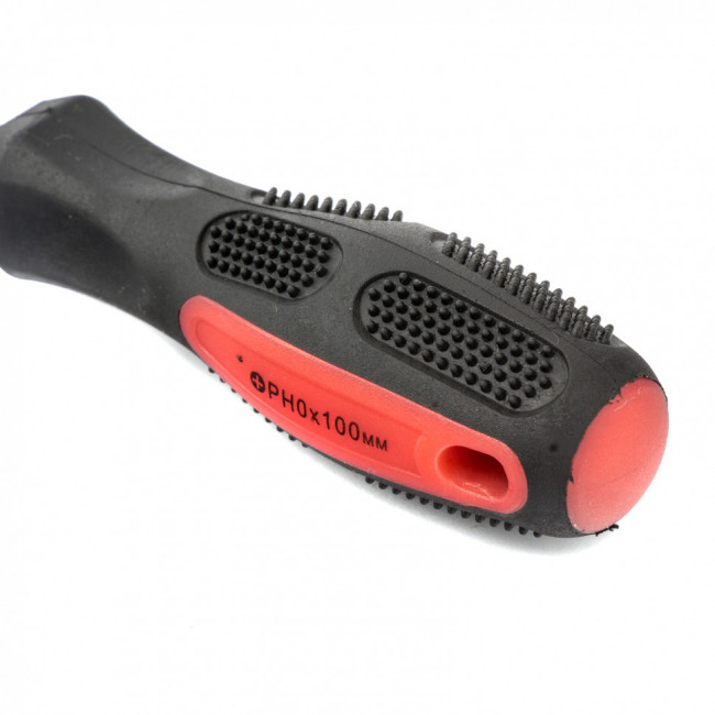 Отвертка Anti-Slip, PH0 х 100 мм, CrV, двухкомпонентная рукоятка Matrix, ( 12238 ) Отвертка Anti-Slip, PH0 х 100 мм, CrV, двухкомпонентная рукоятка Matrix, ( 12238 )