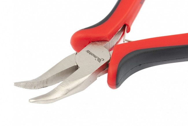 Длинногубцы изогнутые Mini, 130 мм, никелированные, авторазжим, двухкомпонентные рукоятки Matrix, ( 17812 ) Длинногубцы изогнутые Mini, 130 мм, никелированные, авторазжим, двухкомпонентные рукоятки Matrix, ( 17812 )