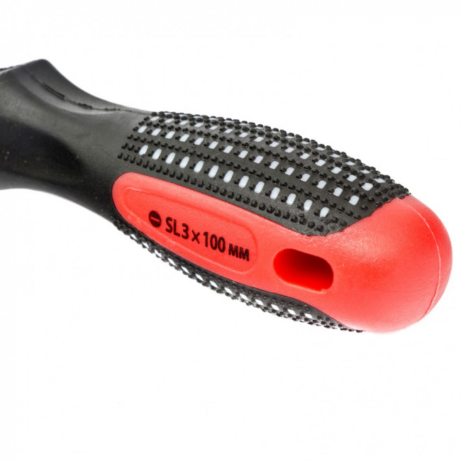 Отвертка Fusion, SL3 х 100 мм, CrV, трехкомпонентная рукоятка "Anti slip" Matrix, ( 11408 ) Отвертка Fusion, SL3 х 100 мм, CrV, трехкомпонентная рукоятка "Anti slip" Matrix, ( 11408 )