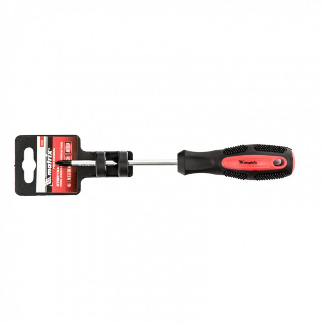 Отвертка Anti-Slip, PH1 х 100 мм, CrV, двухкомпонентная рукоятка Matrix, ( 12244 ) Отвертка Anti-Slip, PH1 х 100 мм, CrV, двухкомпонентная рукоятка Matrix, ( 12244 )