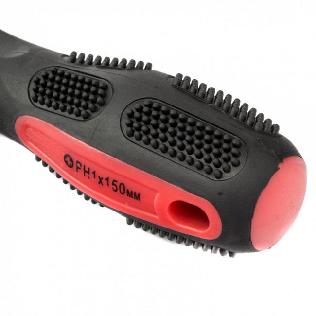 Отвертка Anti-Slip, PH1 х 150 мм, CrV, двухкомпонентная рукоятка Matrix, ( 12246 ) Отвертка Anti-Slip, PH1 х 150 мм, CrV, двухкомпонентная рукоятка Matrix, ( 12246 )