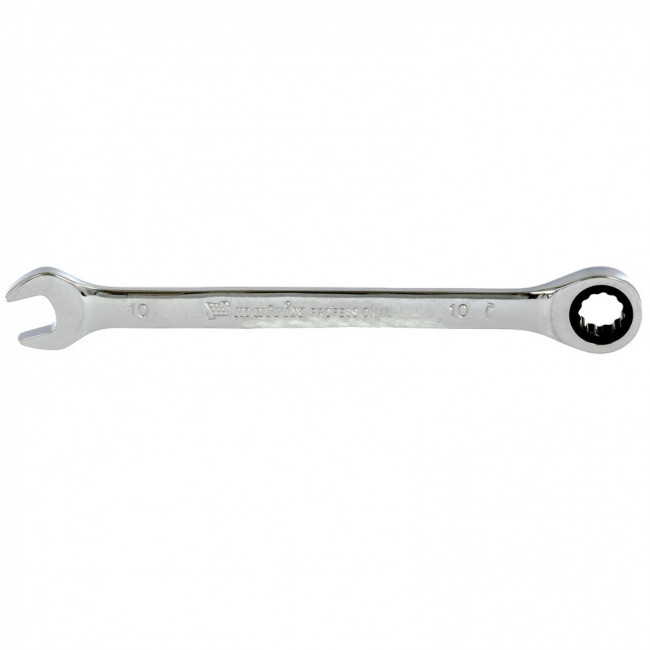 Ключ комбинированный трещоточный, 10 мм, CrV, зеркальный хром Matrix Professional, ( 14803 ) Ключ комбинированный трещоточный, 10 мм, CrV, зеркальный хром Matrix Professional, ( 14803 )