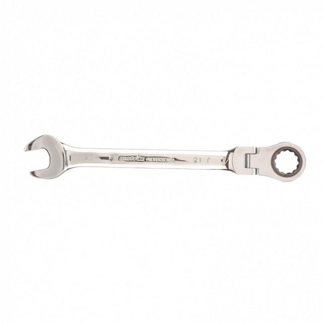 Ключ комбинированный трещоточный, 21 мм, CrV, шарнирный, зеркальный хром Matrix ( 14843 ) Ключ комбинированный трещоточный, 21 мм, CrV, шарнирный, зеркальный хром Matrix ( 14843 )