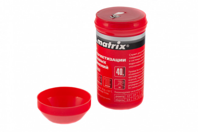 Нить для герметизации резьбовых соединений, универсальная, 40 м Matrix, ( 88887 ) Нить для герметизации резьбовых соединений, универсальная, 40 м Matrix, ( 88887 )