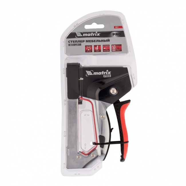 Степлер мебельный, стальной, быстрая загрузка, тип скобы 53, 4-14 мм, PRO Matrix ( 40917 ) Степлер мебельный, стальной, быстрая загрузка, тип скобы 53, 4-14 мм, PRO Matrix ( 40917 )