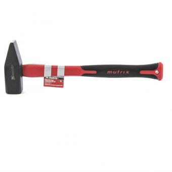 Молоток слесарный optimal, 1500 г, фибергласовая обрезиненная рукоятка, квадратный боек Matrix, ( 10384 ) Молоток слесарный optimal, 1500 г, фибергласовая обрезиненная рукоятка, квадратный боек Matrix, ( 10384 )