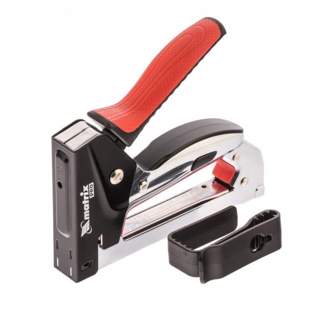 Степлер мебельный, стальной, быстрая загрузка, тип скобы 53, 6-10 мм, PRO Matrix ( 40916 ) Степлер мебельный, стальной, быстрая загрузка, тип скобы 53, 6-10 мм, PRO Matrix ( 40916 )