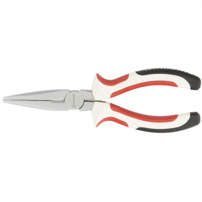 Длинногубцы прямые WHite Nickel, 160 мм, никелированные, трехкомпонентные рукоятки Matrix, ( 17188 ) Длинногубцы прямые WHite Nickel, 160 мм, никелированные, трехкомпонентные рукоятки Matrix, ( 17188 )