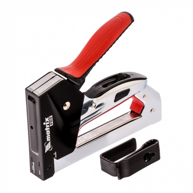 Степлер мебельный, стальной, тип 53, 6-14 мм, тип 300, 14 мм, тип 500, 14 мм, PRO Matrix ( 40918 ) Степлер мебельный, стальной, тип 53, 6-14 мм, тип 300, 14 мм, тип 500, 14 мм, PRO Matrix ( 40918 )