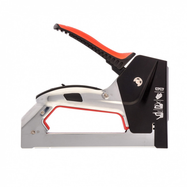 Степлер мебельный, стальной, тип 53, 6-14 мм, тип 300, 14 мм, тип 500, 14 мм, PRO Matrix ( 40918 ) Степлер мебельный, стальной, тип 53, 6-14 мм, тип 300, 14 мм, тип 500, 14 мм, PRO Matrix ( 40918 )