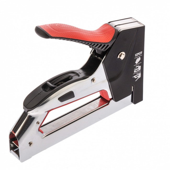 Степлер мебельный, стальной, тип 53, 6-14 мм, тип 300, 14 мм, тип 500, 14 мм, PRO Matrix ( 40918 ) Степлер мебельный, стальной, тип 53, 6-14 мм, тип 300, 14 мм, тип 500, 14 мм, PRO Matrix ( 40918 )