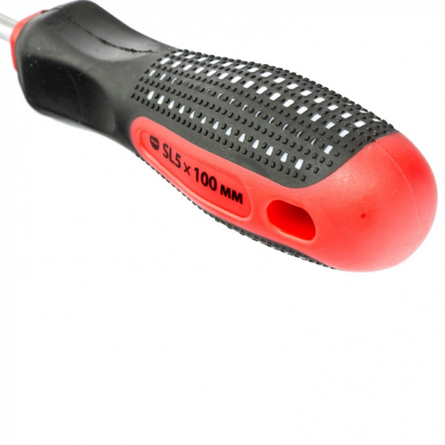 Отвертка Fusion, SL5 х 100 мм, CrV, трехкомпонентная рукоятка "Anti slip" Matrix, ( 11419 ) Отвертка Fusion, SL5 х 100 мм, CrV, трехкомпонентная рукоятка "Anti slip" Matrix, ( 11419 )