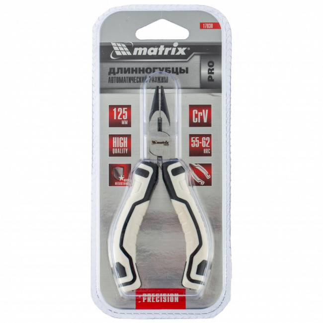 Длинногубцы Mini, 125 мм, прямые, авторазжим, Pro Matrix, ( 17830 ) Длинногубцы Mini, 125 мм, прямые, авторазжим, Pro Matrix, ( 17830 )