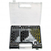 Набор сверл комбинированный: бетон 4-10 мм, металл 2-10 мм, дерево 4-10 мм, дюбеля, 300 предметов Matrix, ( 72577 ) Набор сверл комбинированный: бетон 4-10 мм, металл 2-10 мм, дерево 4-10 мм, дюбеля, 300 предметов Matrix, ( 72577 )