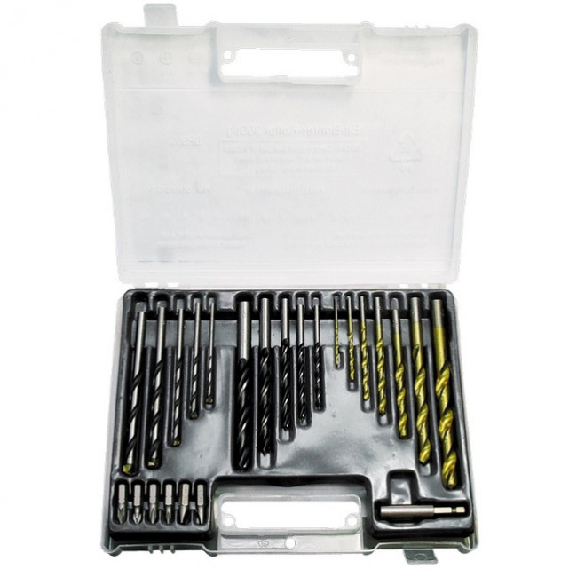 Набор сверл комбинированный: бетон 4-10 мм, металл 2-10 мм, дерево 4-10 мм, дюбеля, 300 предметов Matrix, ( 72577 ) Набор сверл комбинированный: бетон 4-10 мм, металл 2-10 мм, дерево 4-10 мм, дюбеля, 300 предметов Matrix, ( 72577 )