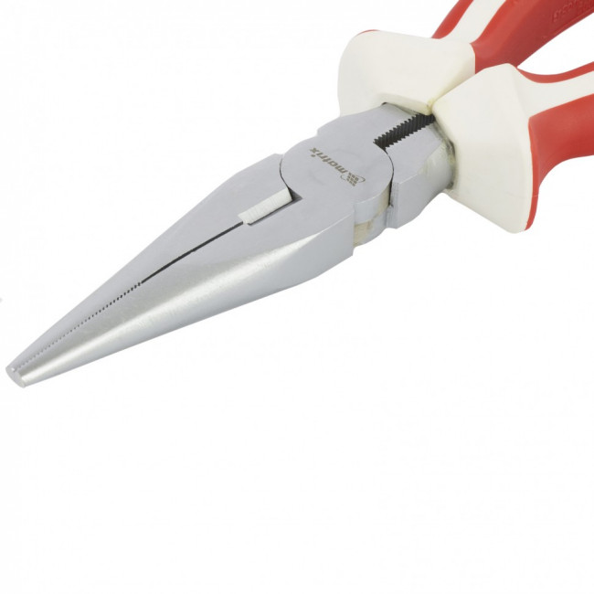 Длинногубцы прямые, WHite Nickel, 200 мм, никелированные, трехкомпонентные рукоятки Matrix, ( 17190 ) Длинногубцы прямые, WHite Nickel, 200 мм, никелированные, трехкомпонентные рукоятки Matrix, ( 17190 )