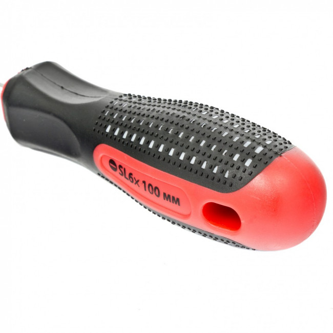 Отвертка Fusion, SL6 х 100 мм, CrV, трехкомпонентная рукоятка "Anti slip" Matrix, ( 11423 ) Отвертка Fusion, SL6 х 100 мм, CrV, трехкомпонентная рукоятка "Anti slip" Matrix, ( 11423 )