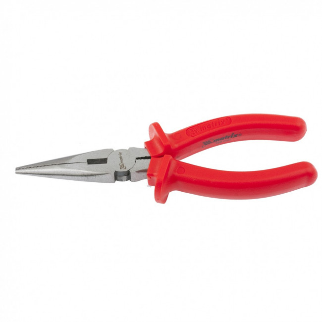 Длинногубцы прямые Econom, 160 мм, шлифованные, пластмассовые рукоятки Matrix, ( 17192 ) Длинногубцы прямые Econom, 160 мм, шлифованные, пластмассовые рукоятки Matrix, ( 17192 )