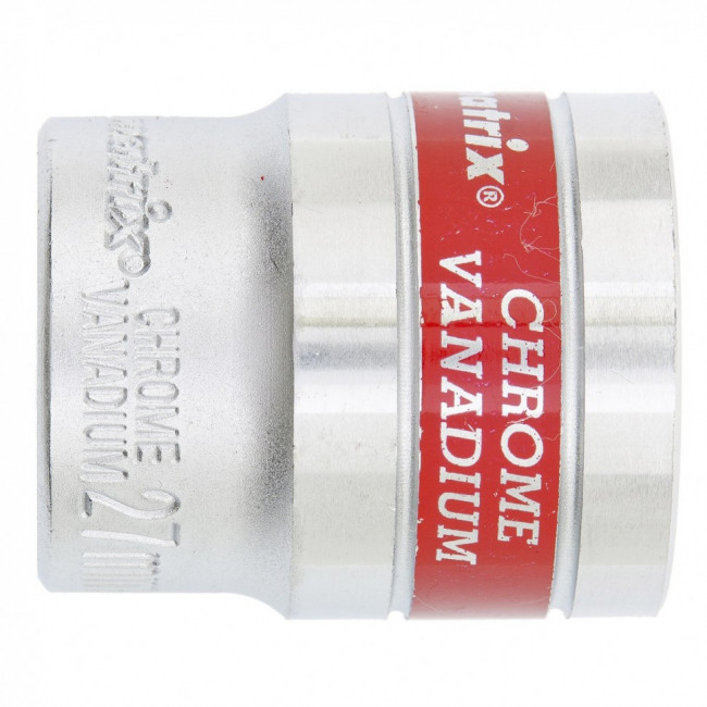 Головка торцевая, 27 мм, шестигранная, CrV, под квадрат 1/2, хромированная Matrix Master, ( 13127 ) Головка торцевая, 27 мм, шестигранная, CrV, под квадрат 1/2, хромированная Matrix Master, ( 13127 )