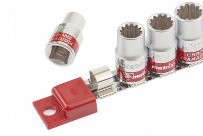 Набор универсальных торцевых головок 1/2, SpLine, CrV, 10 шт, 10-22 мм Matrix, ( 13597 ) Набор универсальных торцевых головок 1/2, SpLine, CrV, 10 шт, 10-22 мм Matrix, ( 13597 )