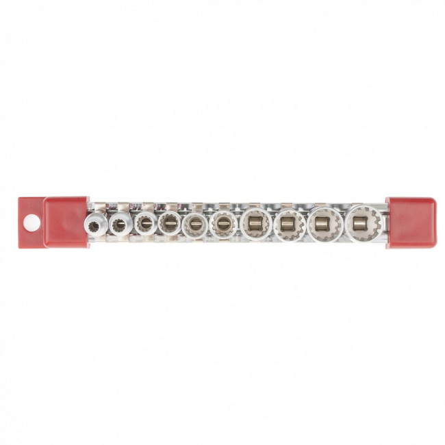 Набор универсальных торцевых головок 1/4, SpLine, CrV, 10 шт, 4-13 мм Matrix, ( 13599 ) Набор универсальных торцевых головок 1/4, SpLine, CrV, 10 шт, 4-13 мм Matrix, ( 13599 )