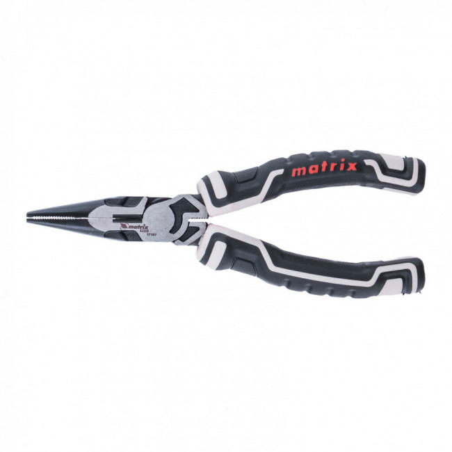 Длинногубцы прямые 165 мм, усиленная система, Pro Matrix, ( 17197 ) Длинногубцы прямые 165 мм, усиленная система, Pro Matrix, ( 17197 )