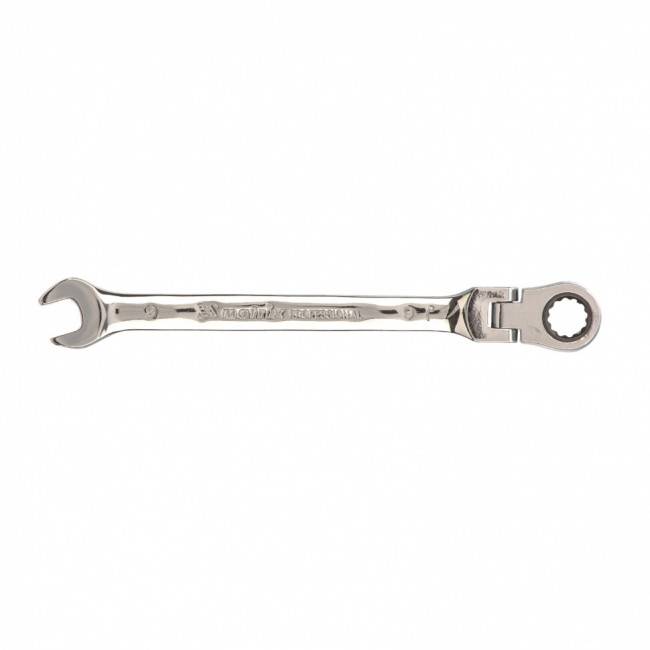 Ключ комбинированный трещоточный, 9 мм, CrV, шарнирный, зеркальный хром Matrix ( 14826 ) Ключ комбинированный трещоточный, 9 мм, CrV, шарнирный, зеркальный хром Matrix ( 14826 )